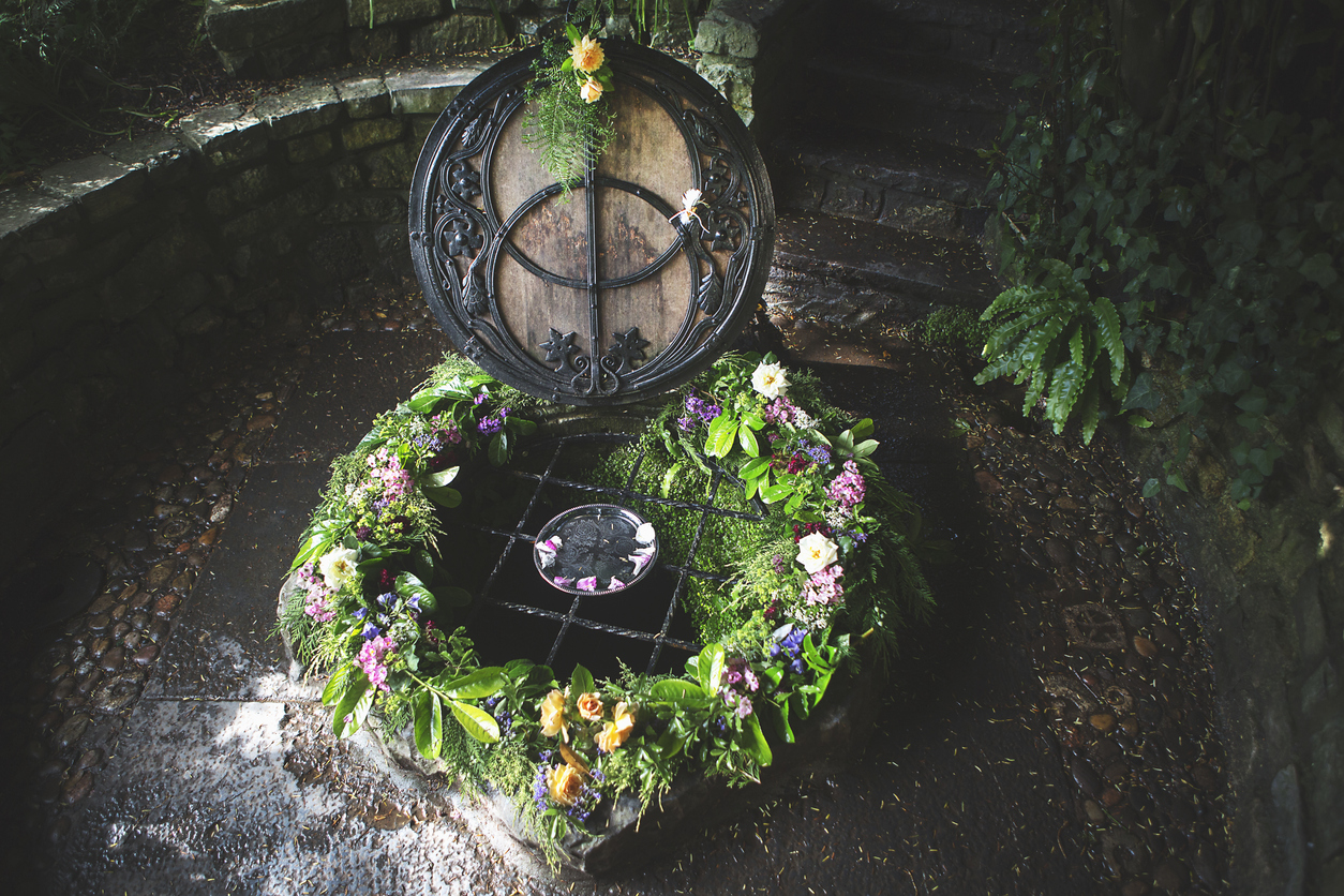 Chalice Well in Glastonbury, Somerset