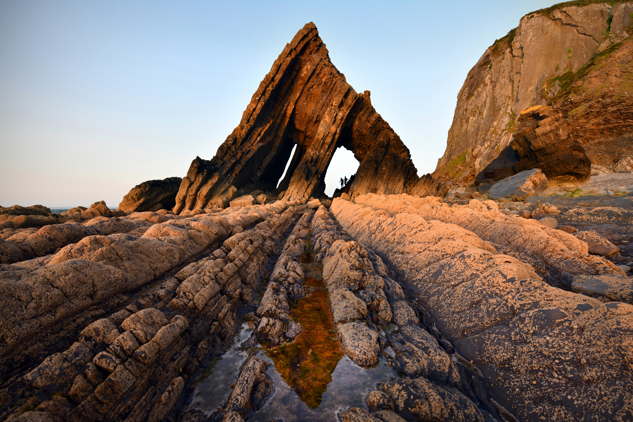 Blackchurch Rock near Bideford on the North Devon coast