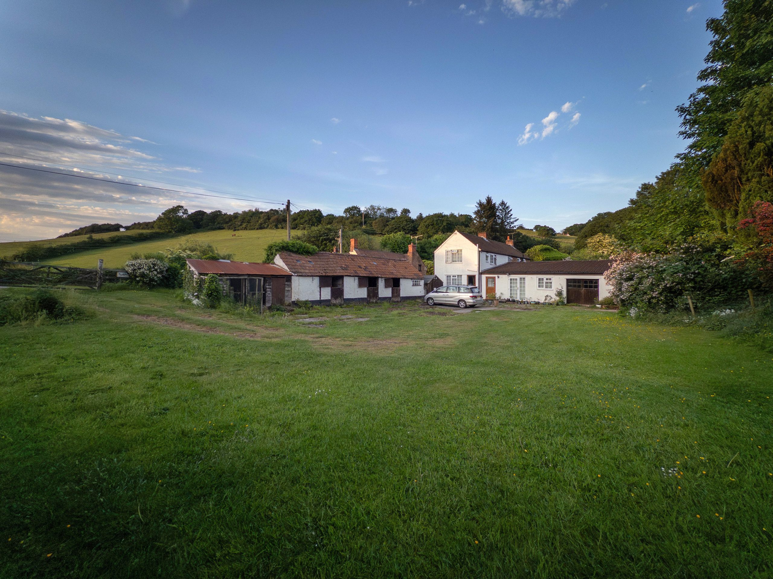 Rural home surrounded by countryside in Sparkford, Somerset