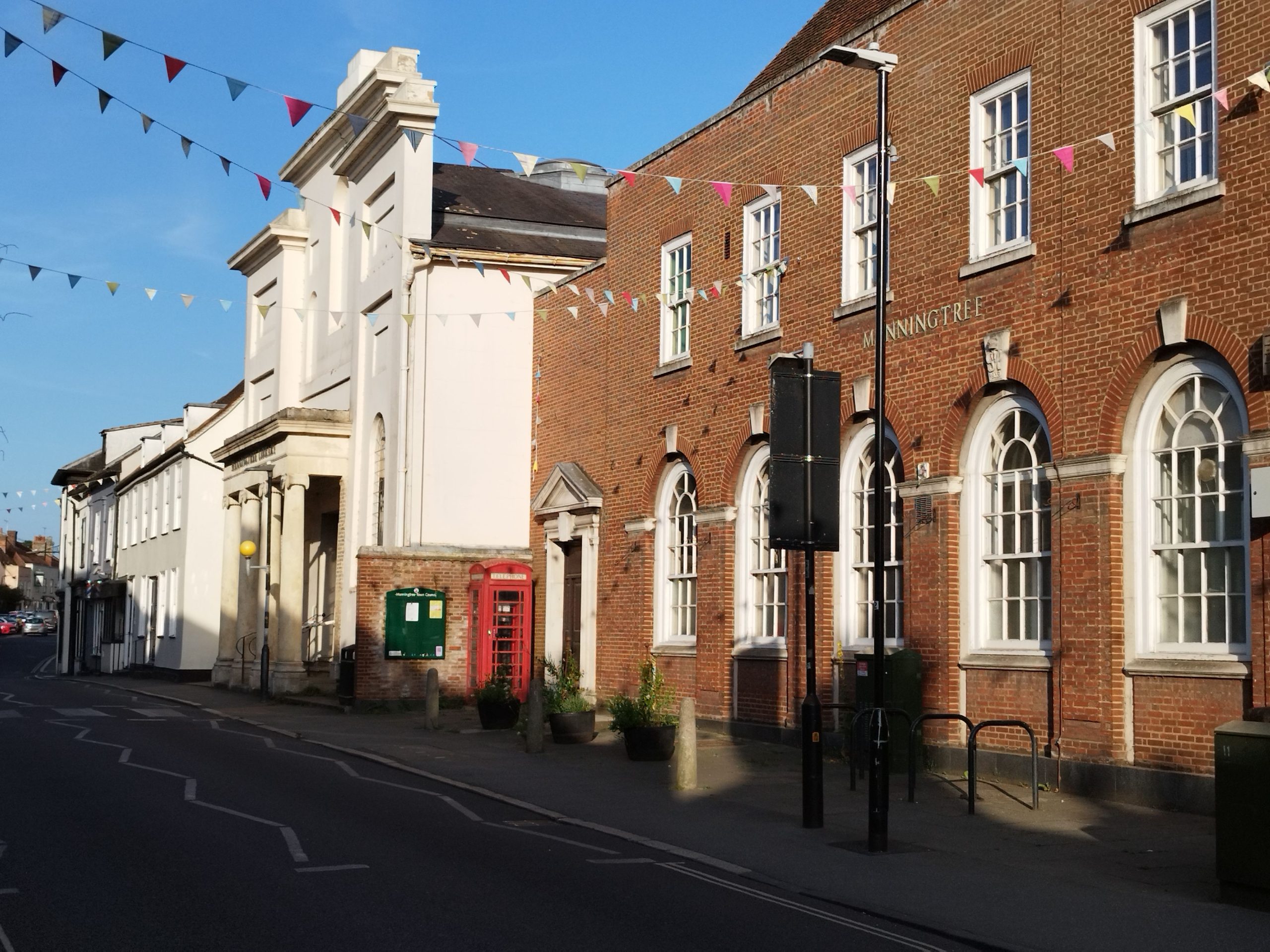 Corn Exchange in Blandford Forum town centre, Dorset