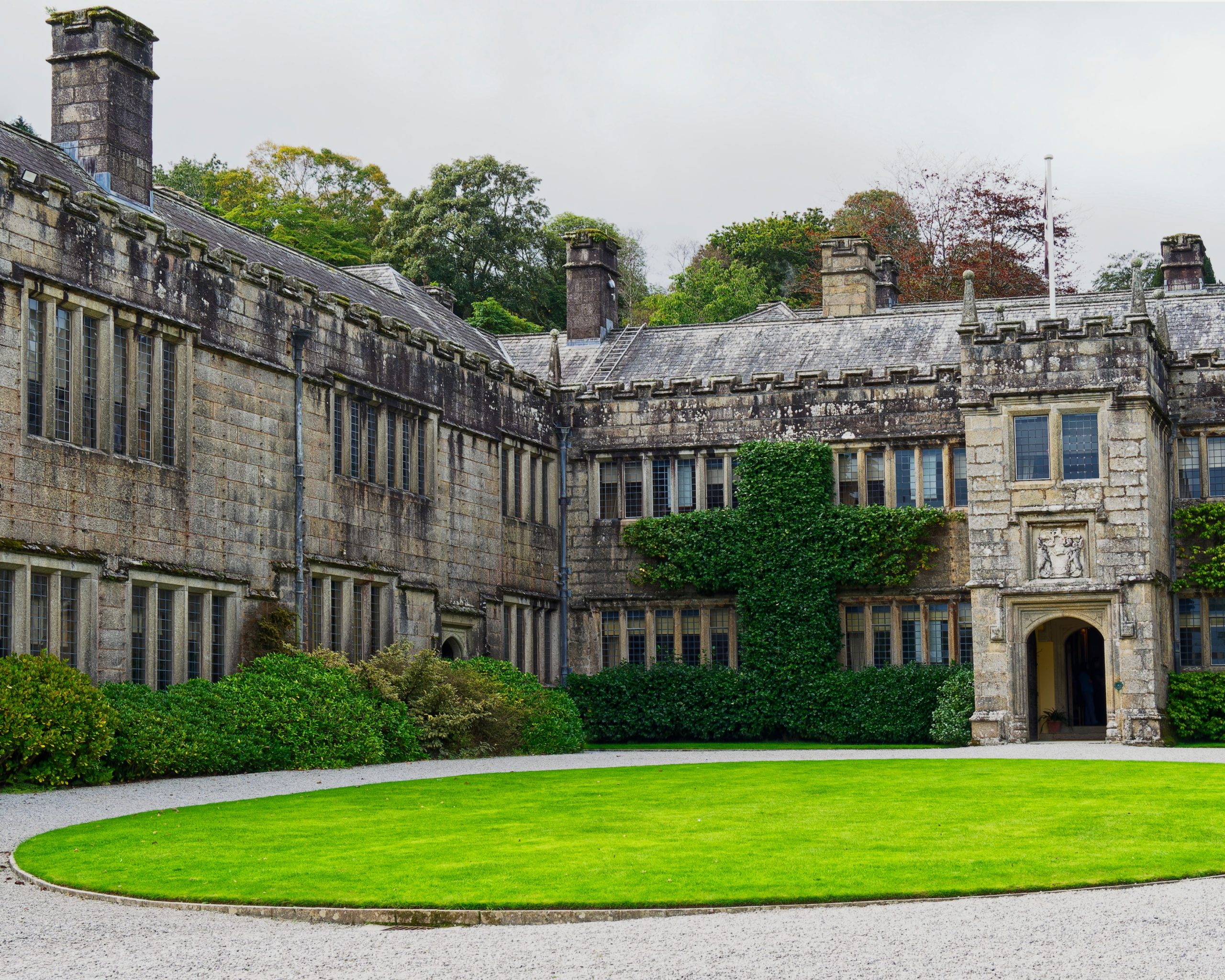 Lanhydrock House historic National Trust estate near Bodmin in Cornwall