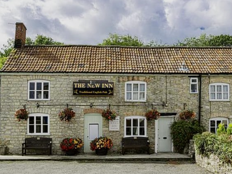 The New Inn traditional village pub in Wedmore, Somerset