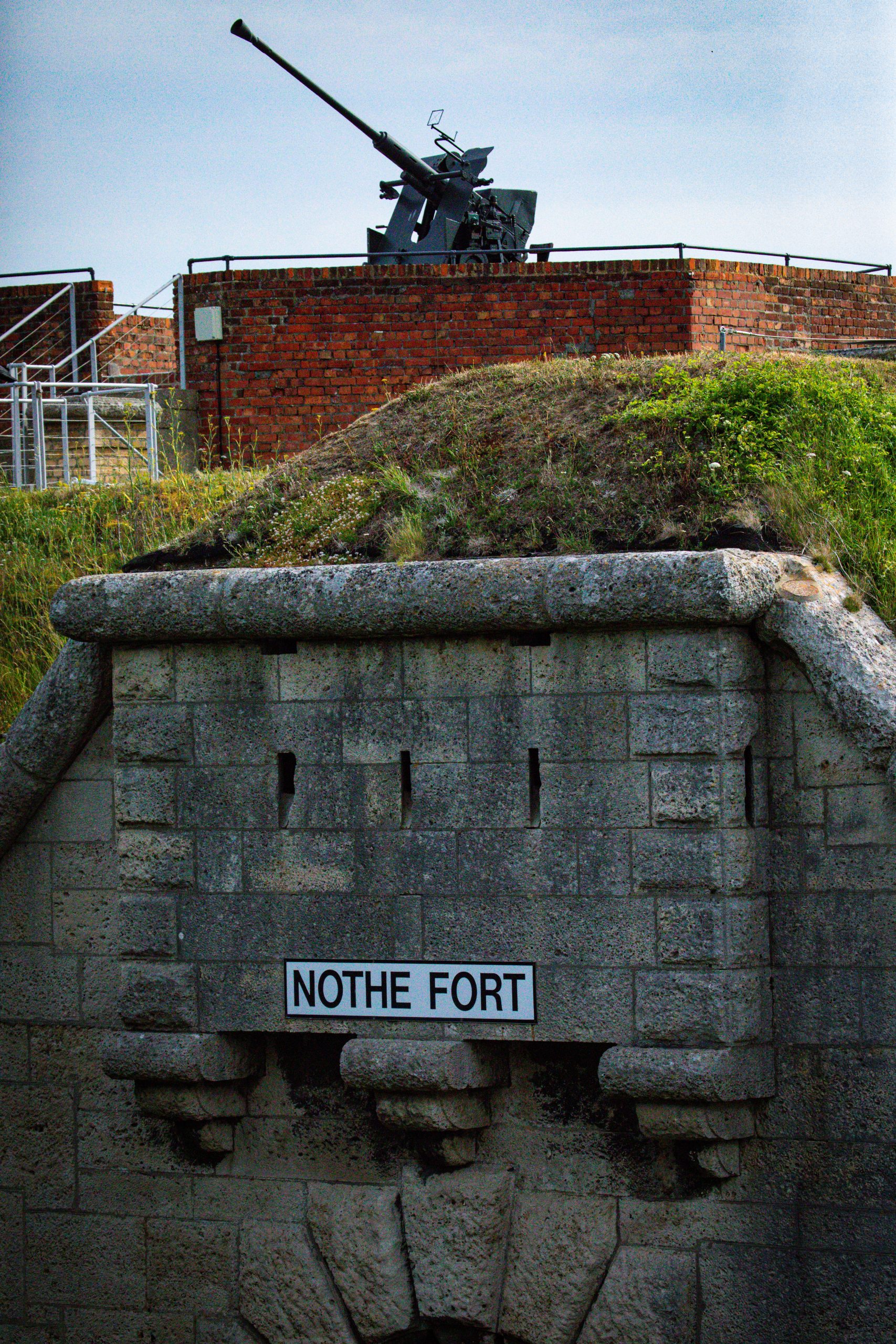 Nothe Fort historic coastal defence in Weymouth, Dorset