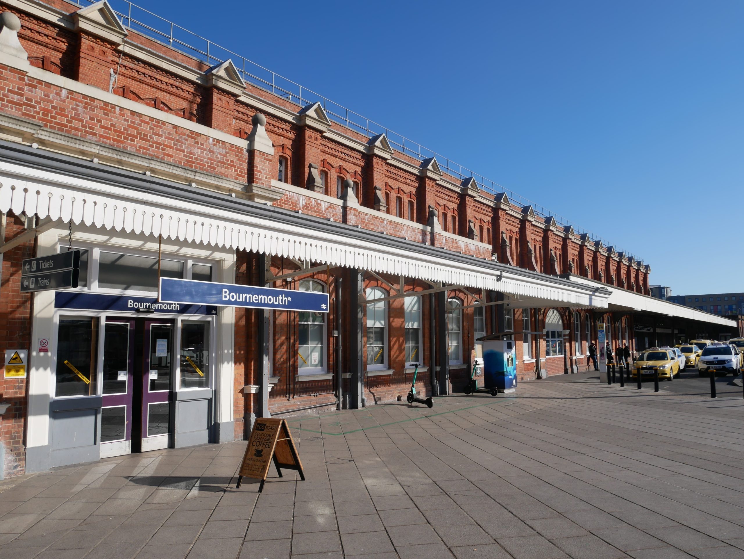 Bournemouth railway station in Bournemouth, Dorset