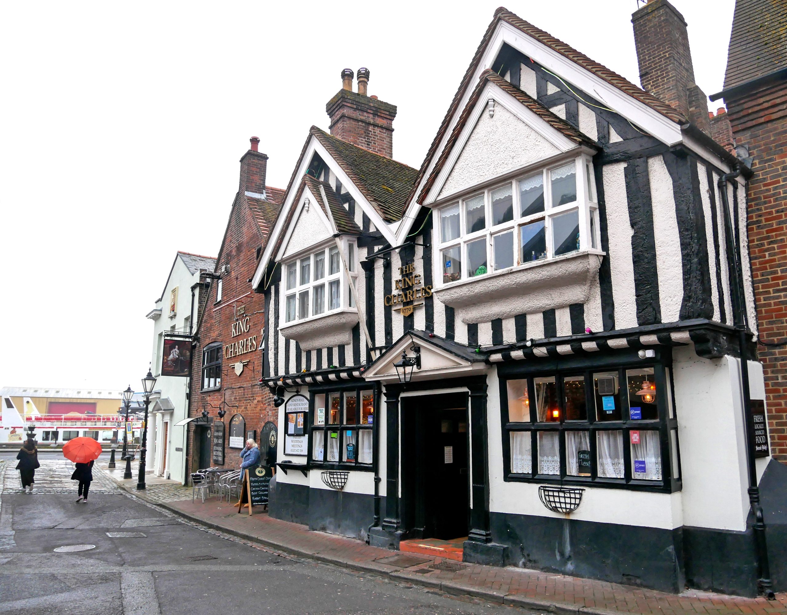 The King Charles in Poole Old Town near Poole Quay, Dorset