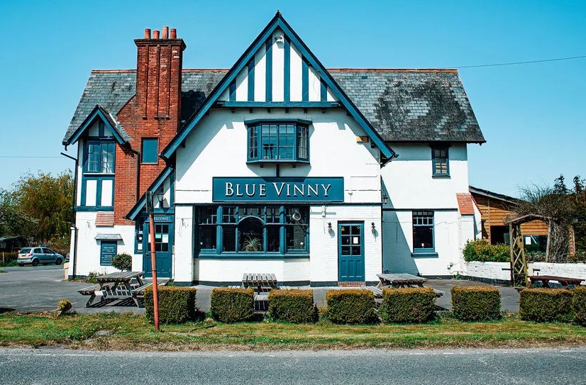 The Blue Vinny in Puddletown, Dorset