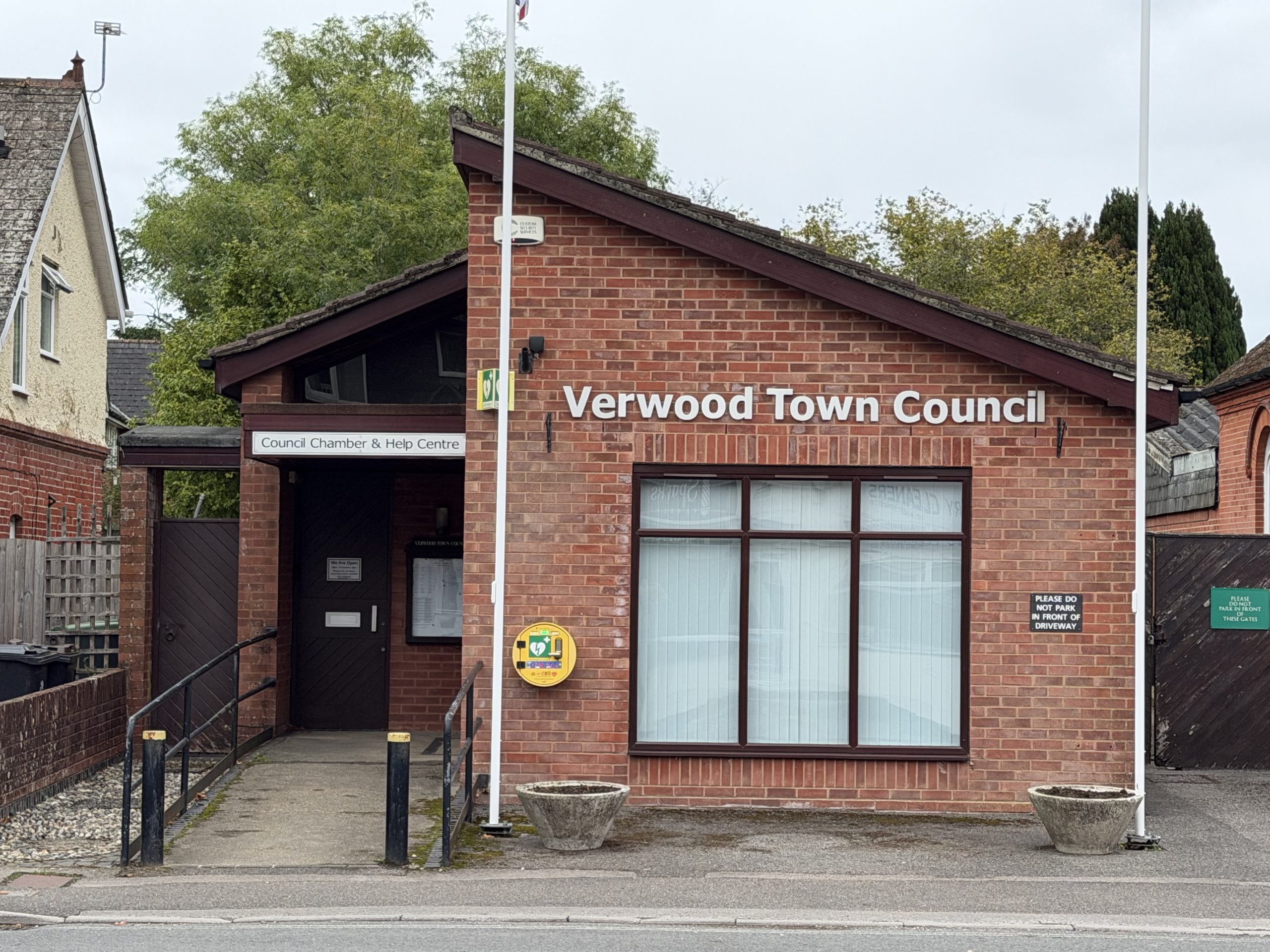 Verwood Town Council offices and community help centre in Verwood, Dorset.